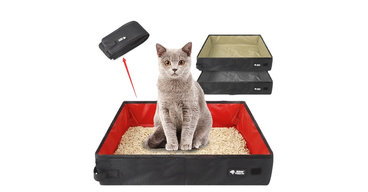 Litière de voyage pliable pour chat Portable et pratique — free download